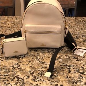 COACH CHARLIE BACKPACK pebble leather